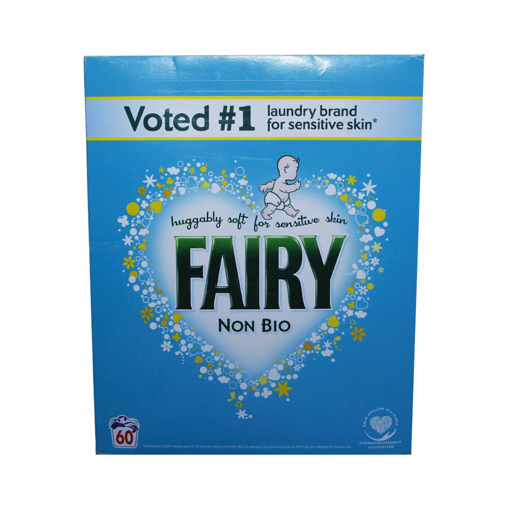 FAIRY WASHING POWDER NON BIO 60 WASH 3900 GM