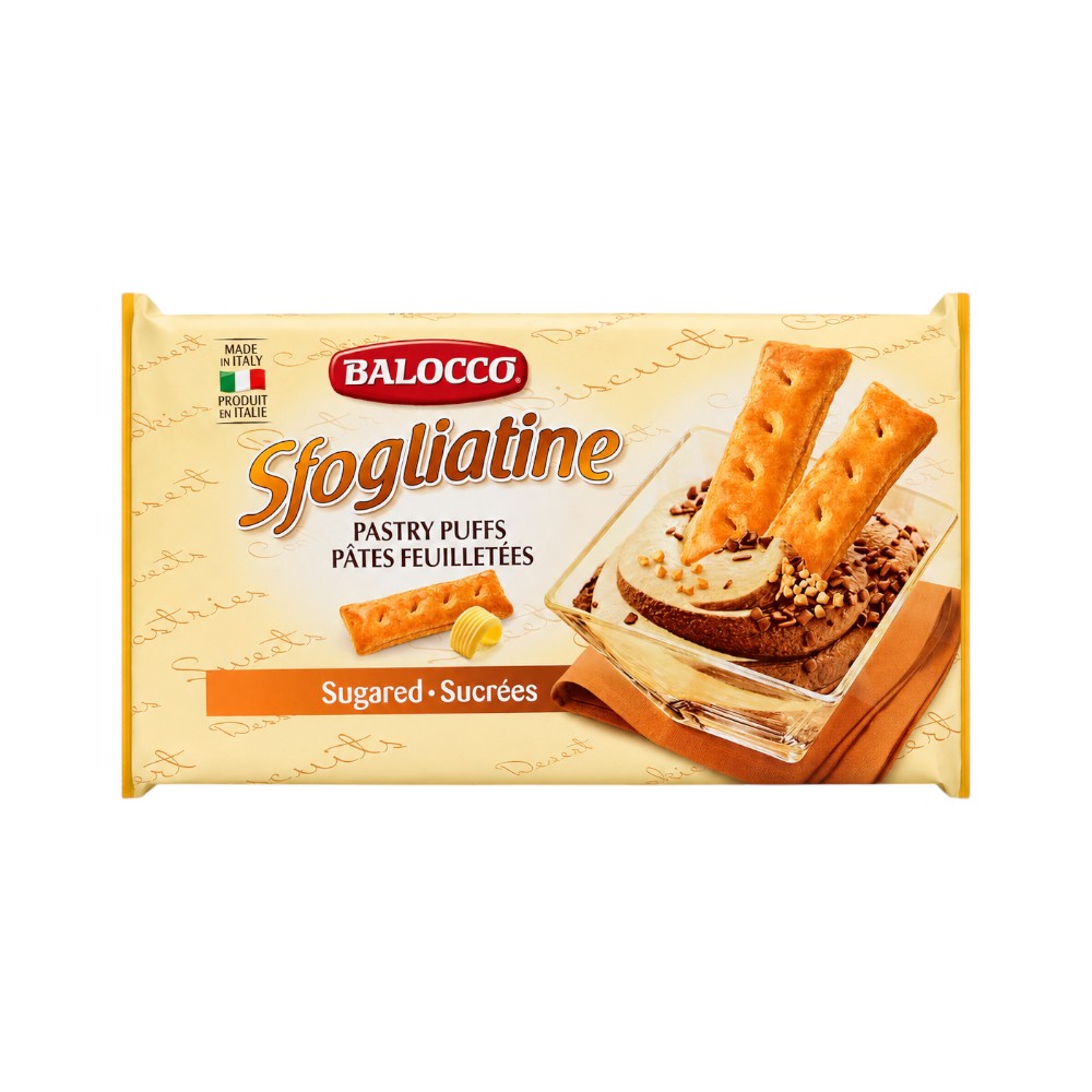 BALOCCO BISCUITS SFOGLIATINE ZUCC 200GM