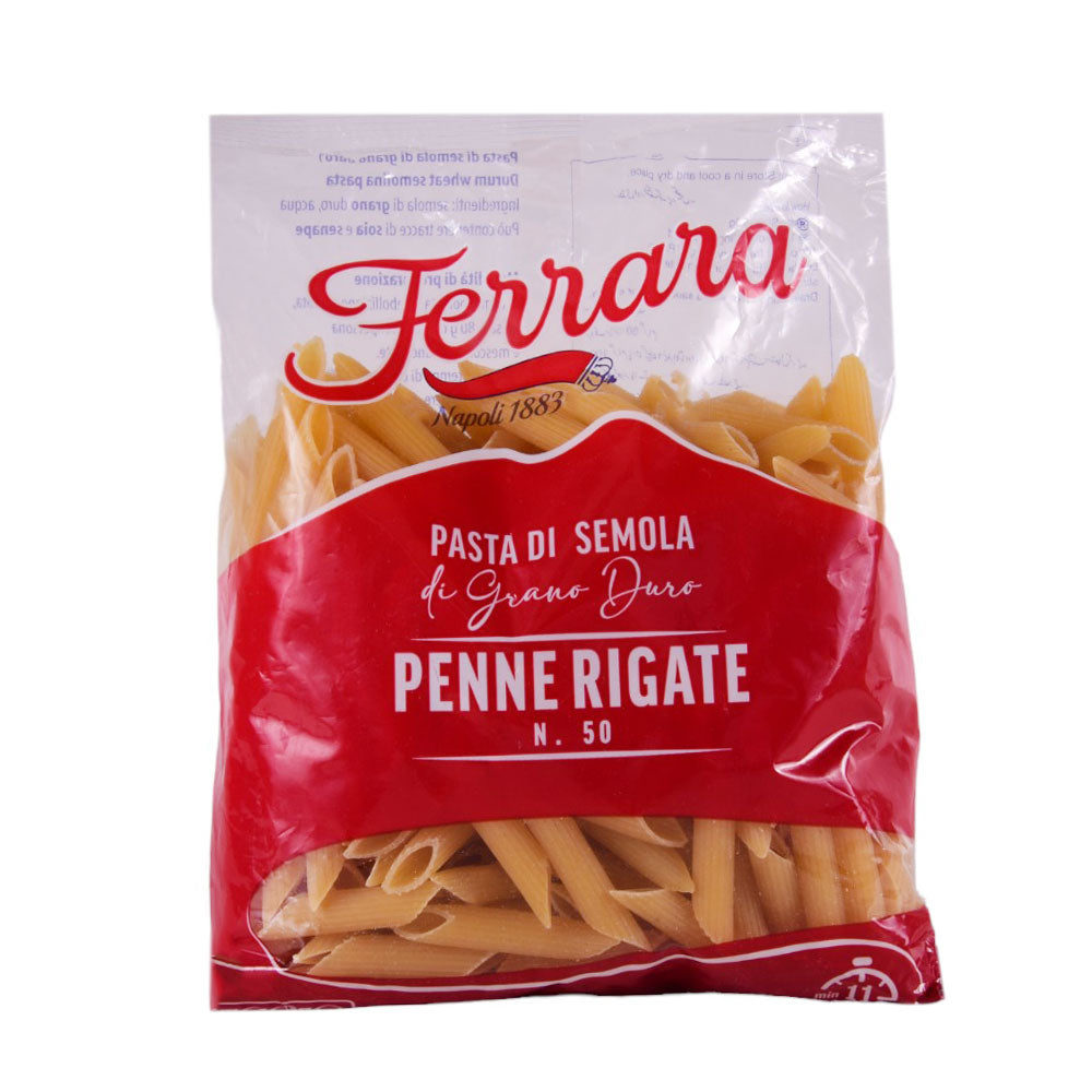 FERRARA PASTA DI SEMOLA PENNE RIGATE N.50 500 GM