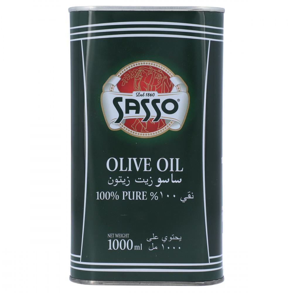 SASSO OLIVE OIL TIN 1 LTR