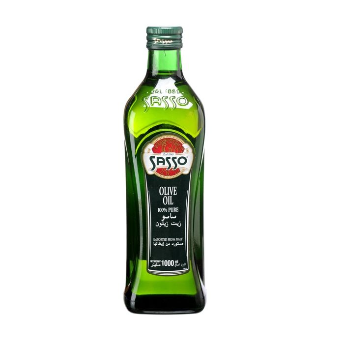 SASSO OLIVE OIL BOTTLE 1 LTR