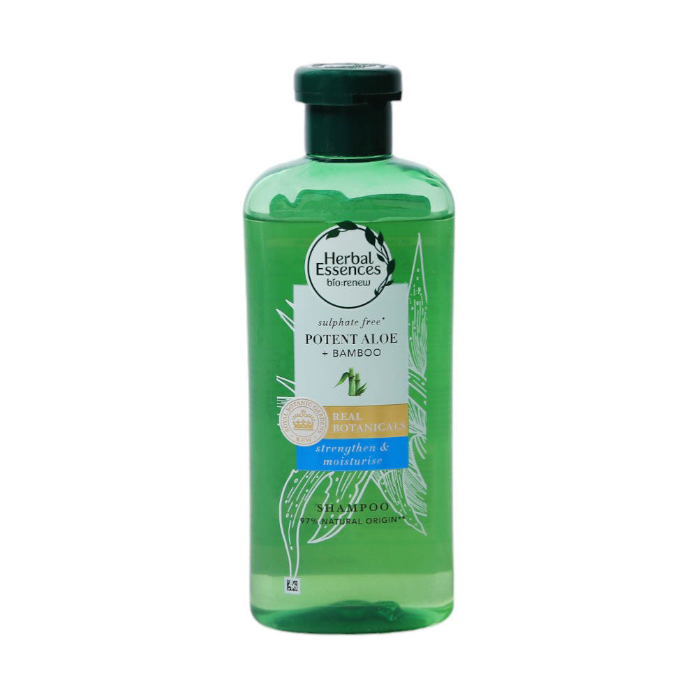 HERBAL ESSENCES SHAMPOO POTENT ALOE+BAMBOO 400 ML