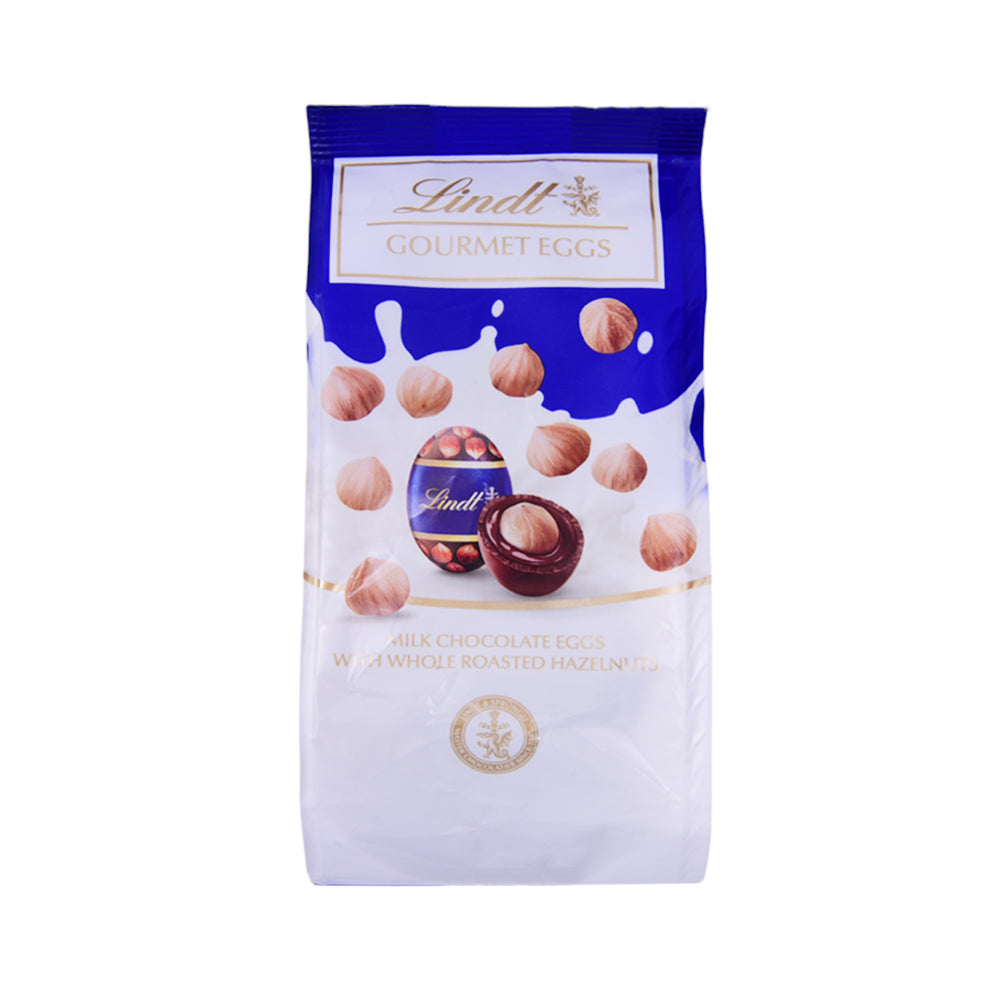 LIND LINDOR GOURMET EGGS WHOLE ROASTED HAZELNUTS 130G