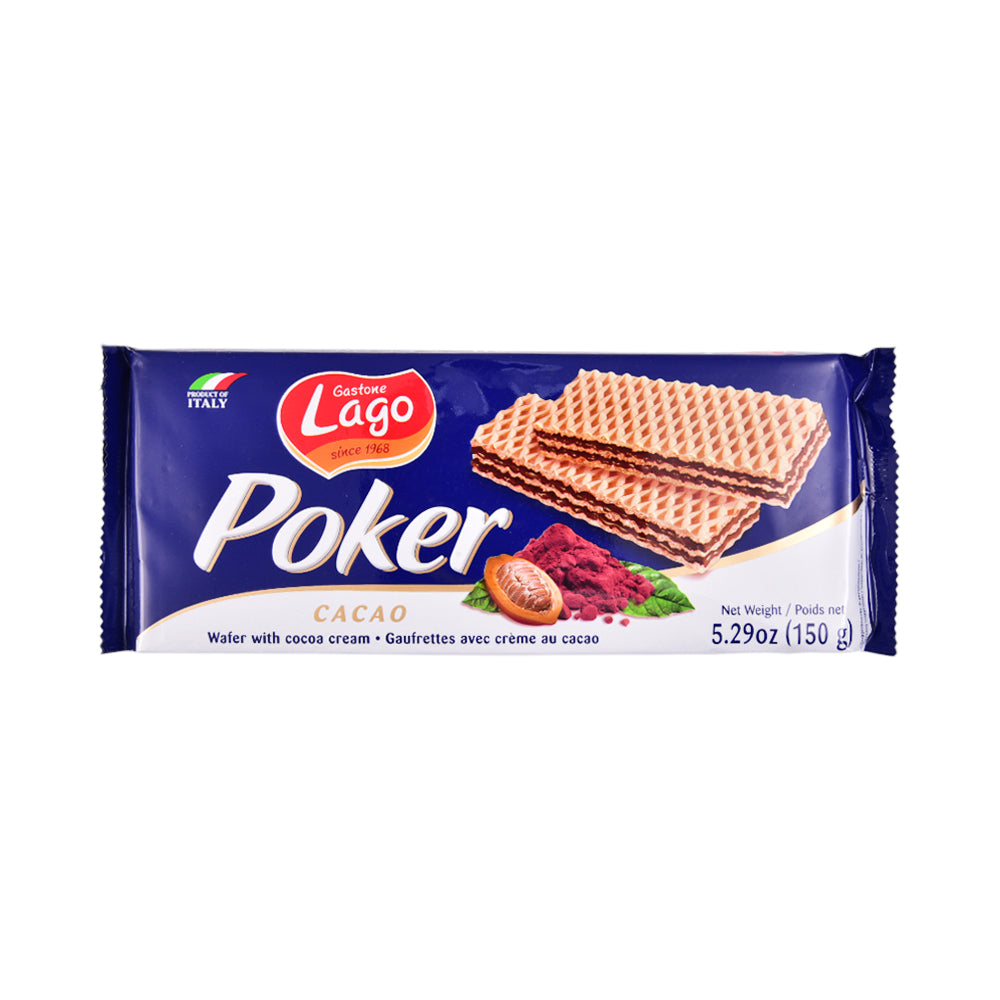 GASTONE LAGO WAFER POKER CACAO 150 GM