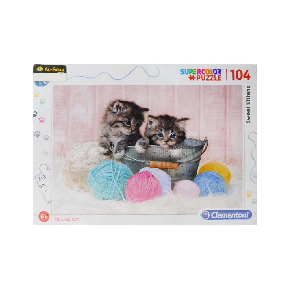 27115 CLEMENTONI PUZZLE SWEET KITTENS 104PC