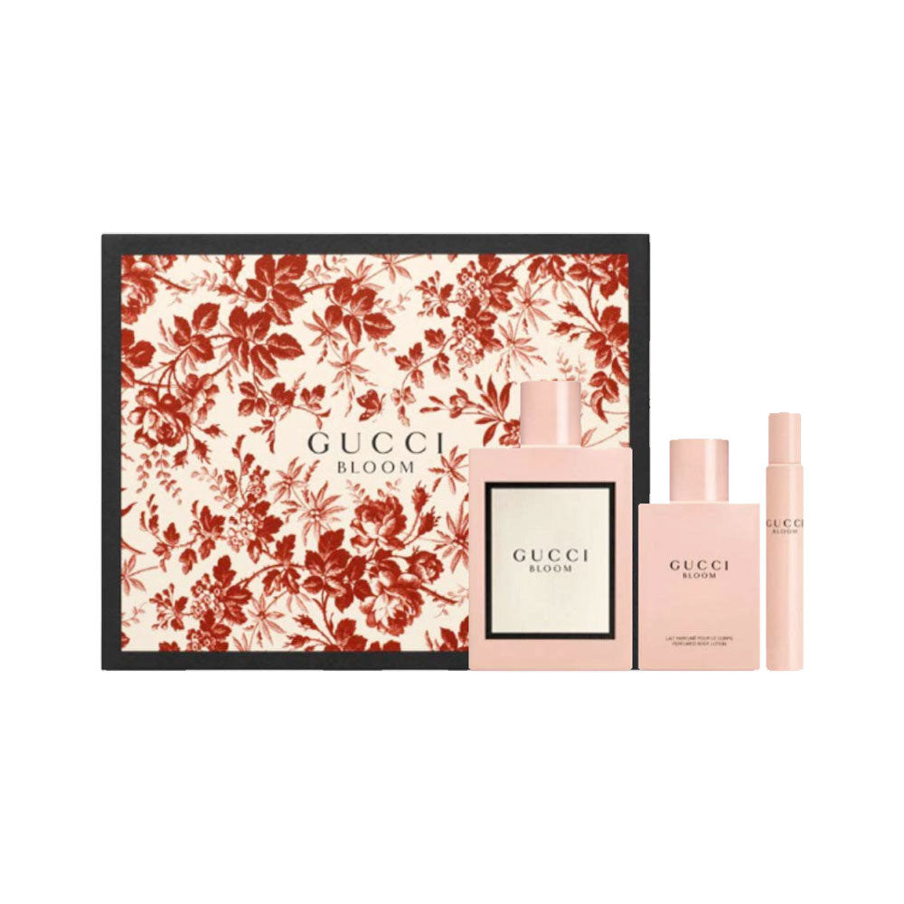 GUCCI BLOOM FOR LADIES 3PC GIFT SET BASIC