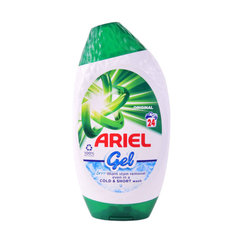 ARIEL WASHING LIQUID GEL STAIN REMOVAL ORIGINAL 24 WASH 840