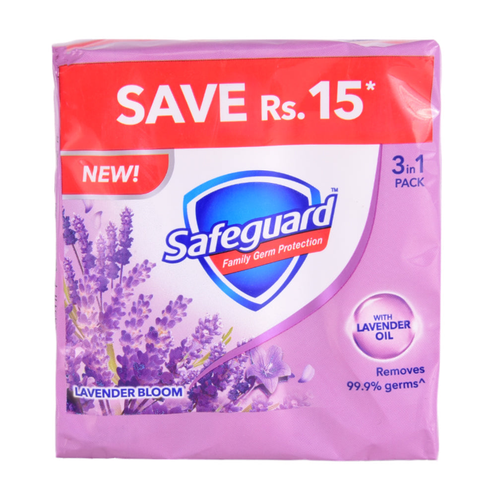 SAFEGUARD SOAP LAVENDER FAMILY PACK 3X135 GM – Al-Fatah