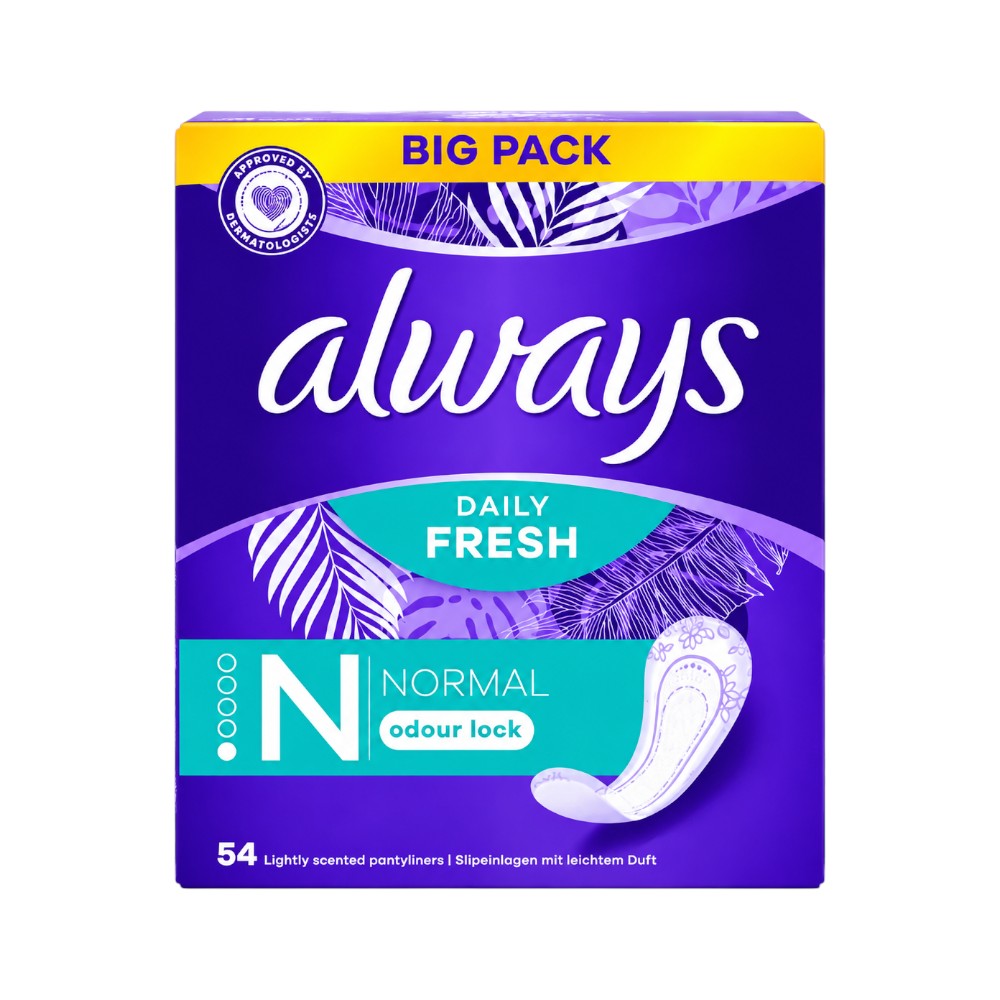 ALWAYS PAD DAILY FRESH NORMAL 54 PCS