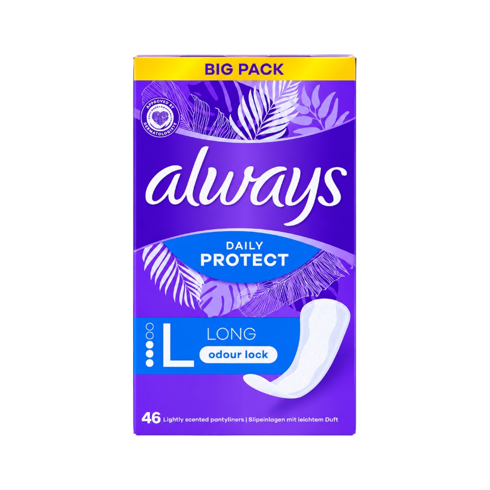 ALWAYS PAD DAILY PROTECT LONG 46 PCS