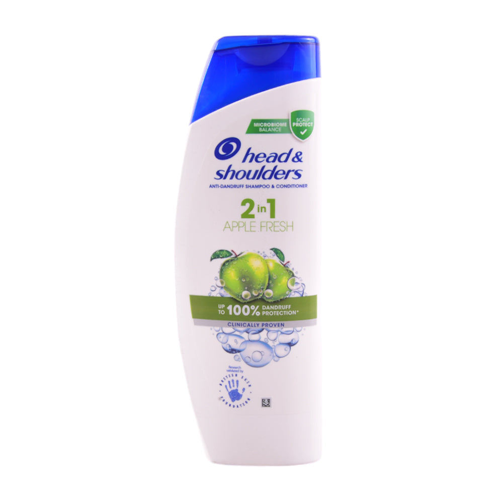 HEAD & SHOULDERS SHAMPOO APLLE FRESH 2 IN 1 400 ML