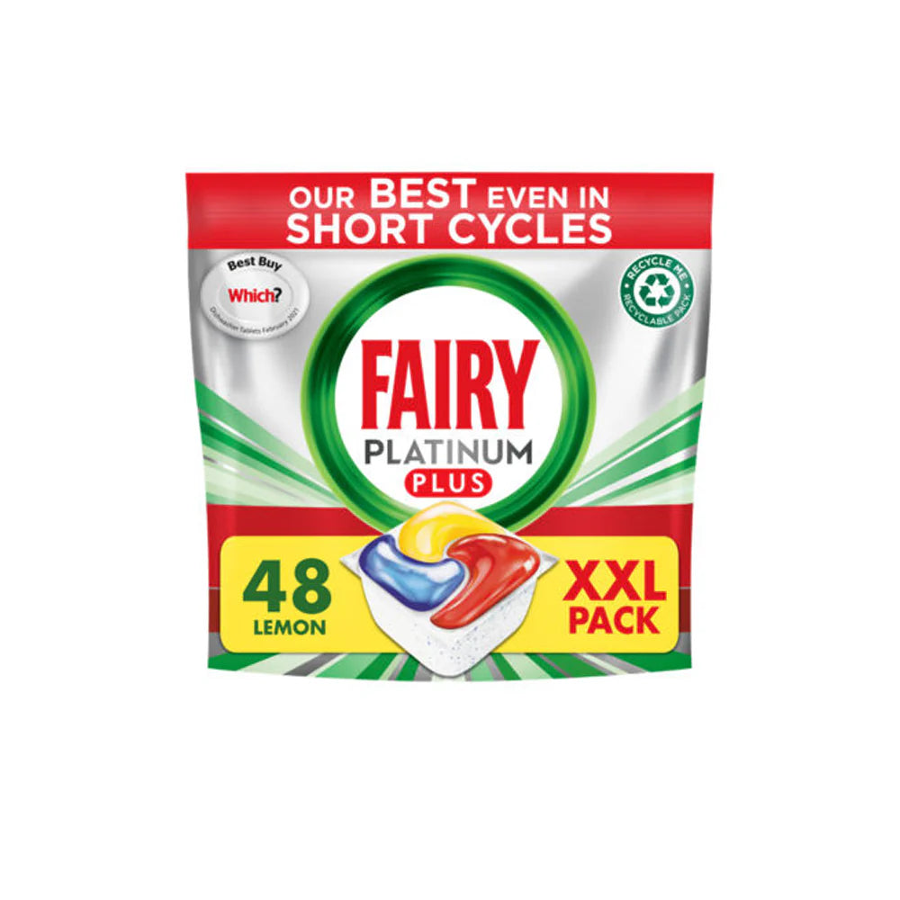 FAIRY DISH WASHER CAPSULES LEMON ALL IN ONE XXL (48) 745 GM