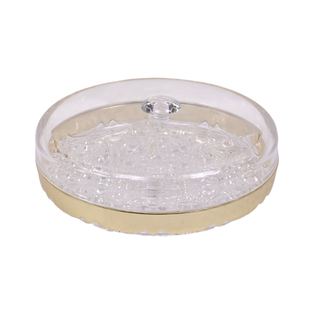 DISH ACRYLIC WITH LID EM-443B
