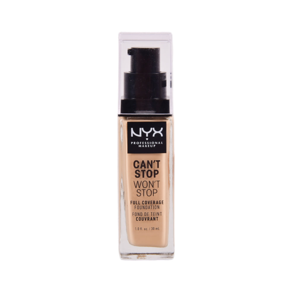 NYX CANT STOP WONT STOP FULL COVERAGE FOUNDATION NUDE 30 ML
