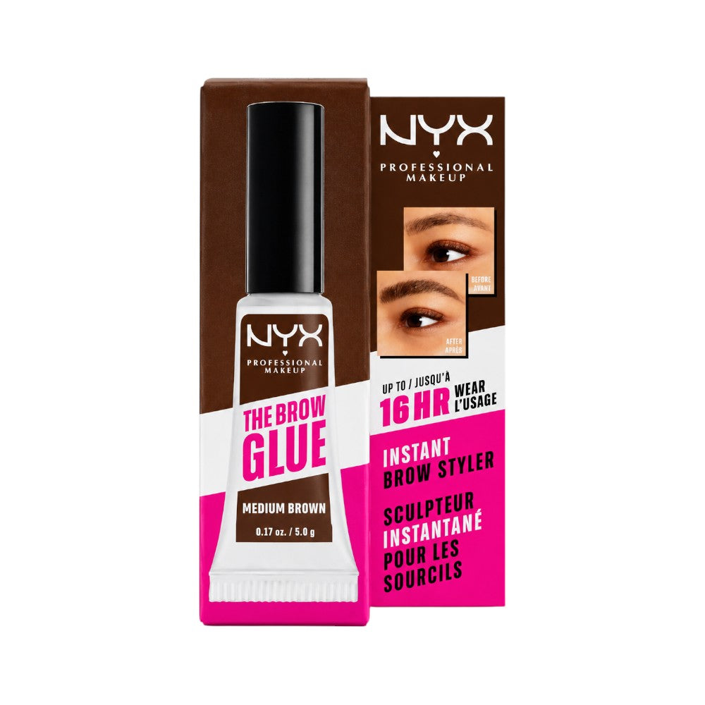 NYX THE BROW GLUE TBG03 MEDIUM BROWN 5G