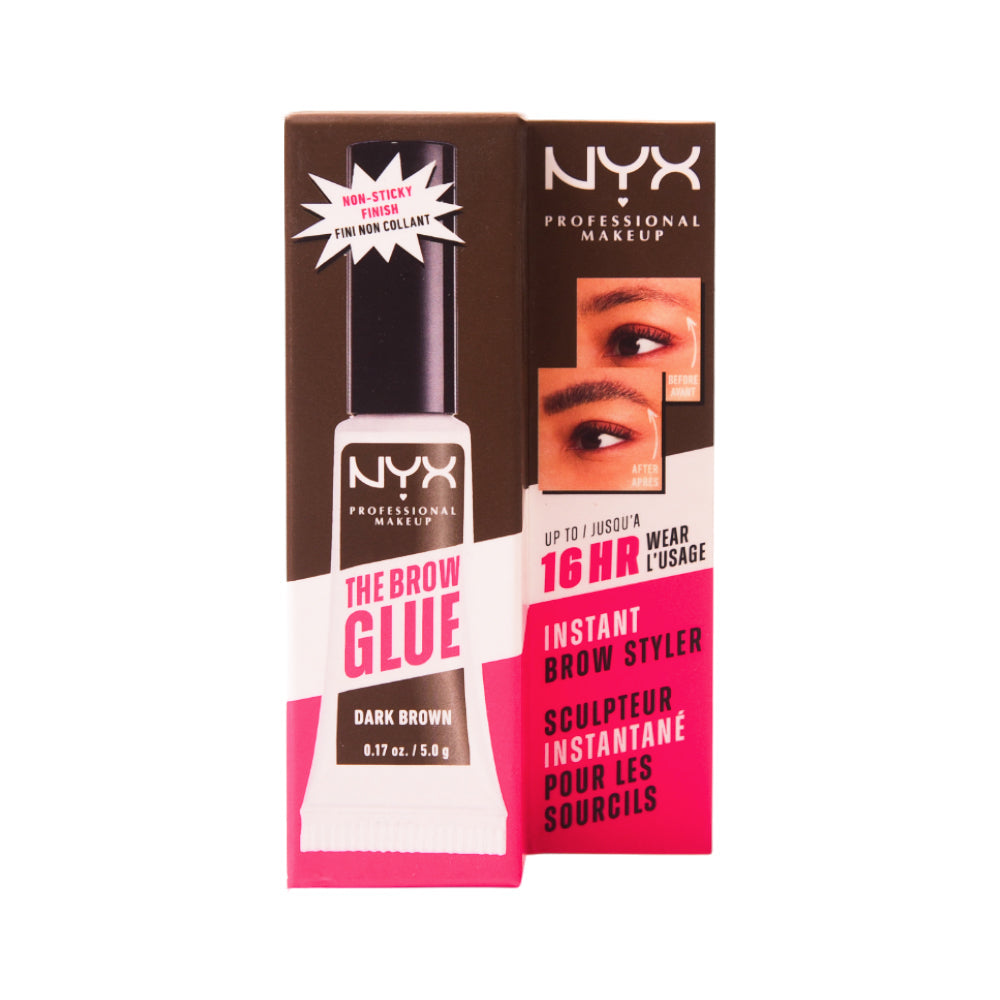 NYX THE BROW GLUE SHADE EXT DARK BROWN 6ML