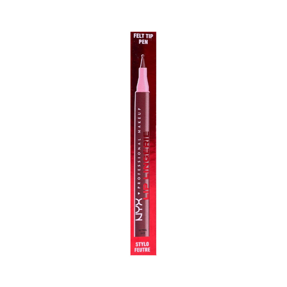 NYX LIP LINGERIE LIP LINER STAIN LLLS10 UP ALL NIGHT BLACK C