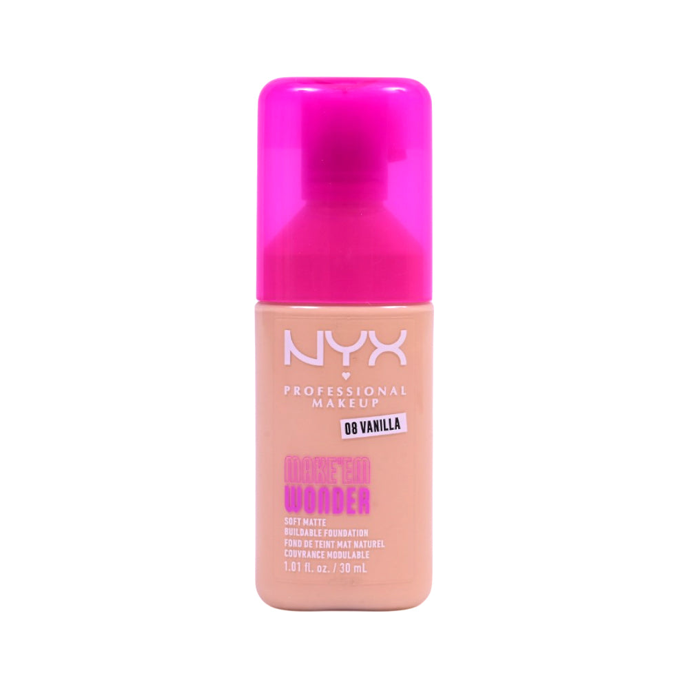 NYX MAKE WONDER FOUNDATION 08 VANILLA 30ML