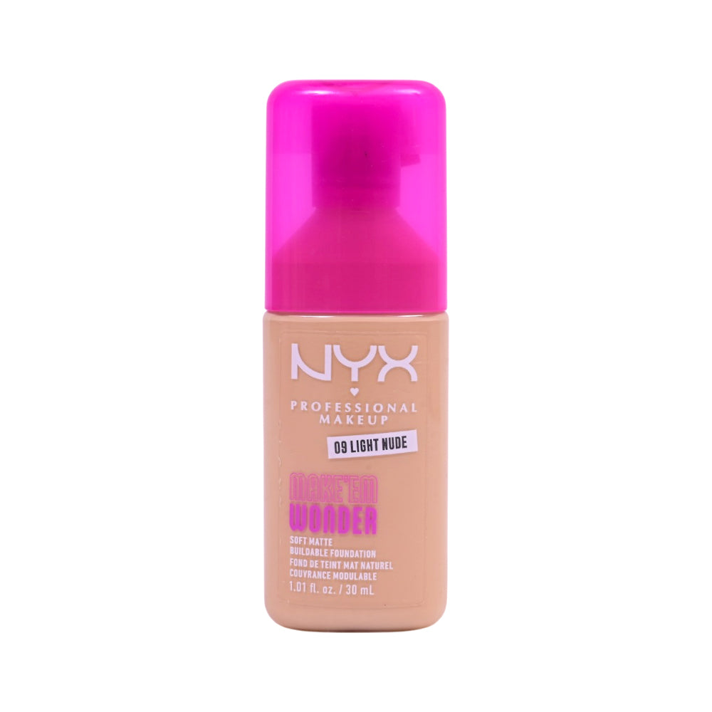 NYX MAKE WONDER FOUNDATION 09 LIGHT NUDE 30ML