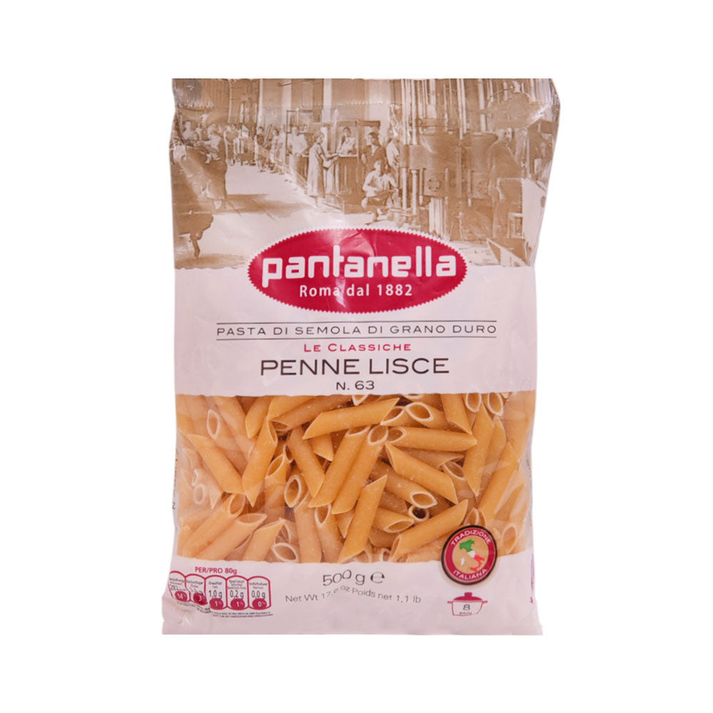 PANTANELLA PASTA PENNE LISCE NO 63 500 GM