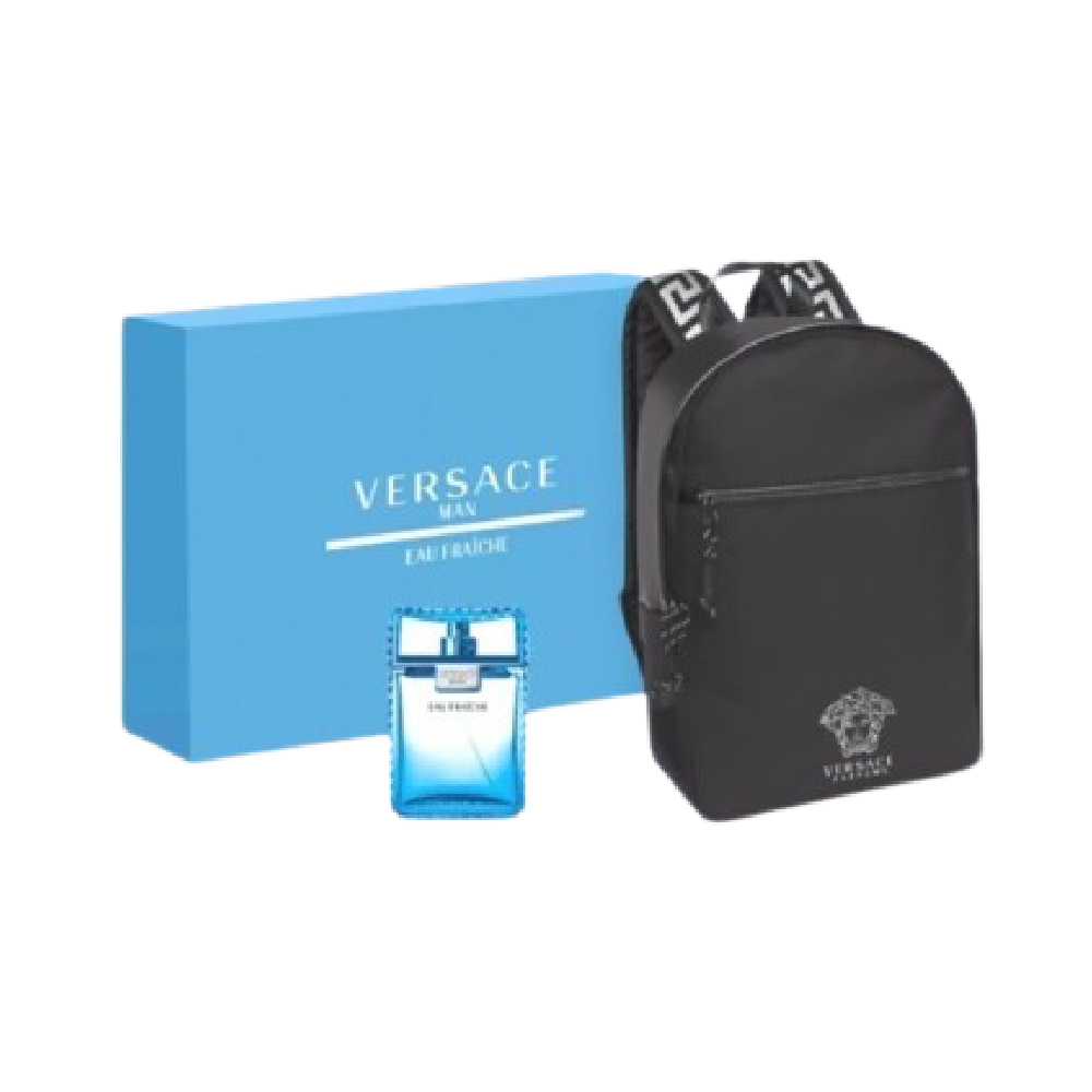 VERSACE EAU FRAICHE FOR MEN 2PC GIFT SET WITH BAG