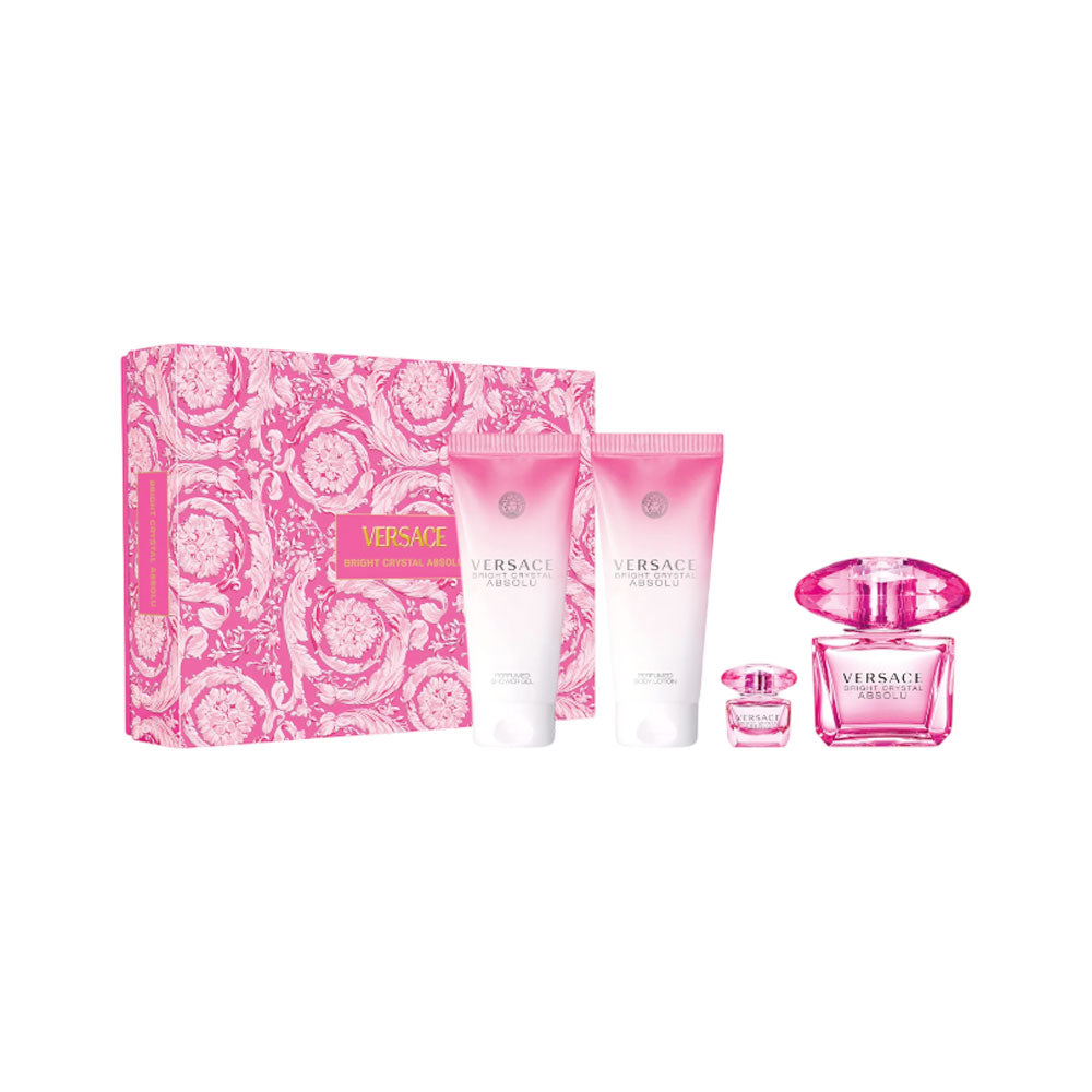 VERSACE BRIGHT CRYSTAL FOR WOMEN 4PC GIFT SET