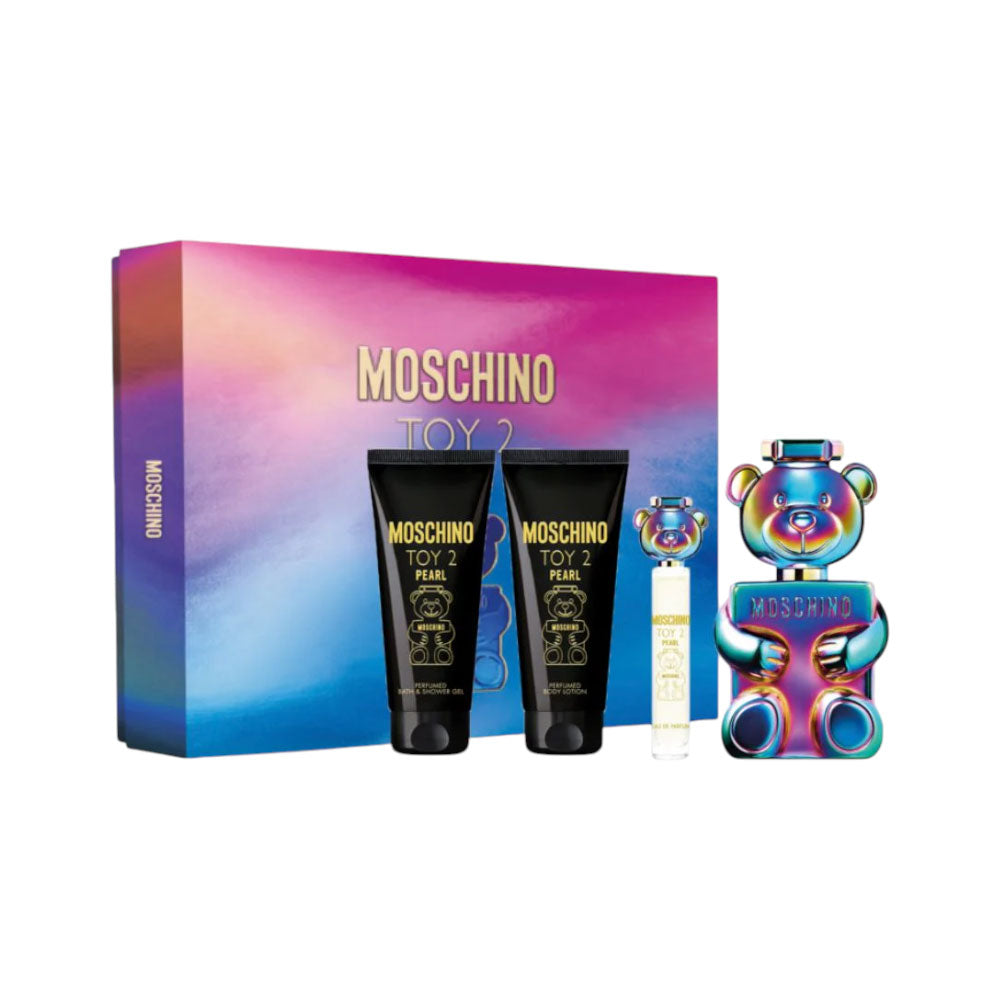 MOSCHINO TOY 2 PEARL FOR MEN 4PC GIFT SET