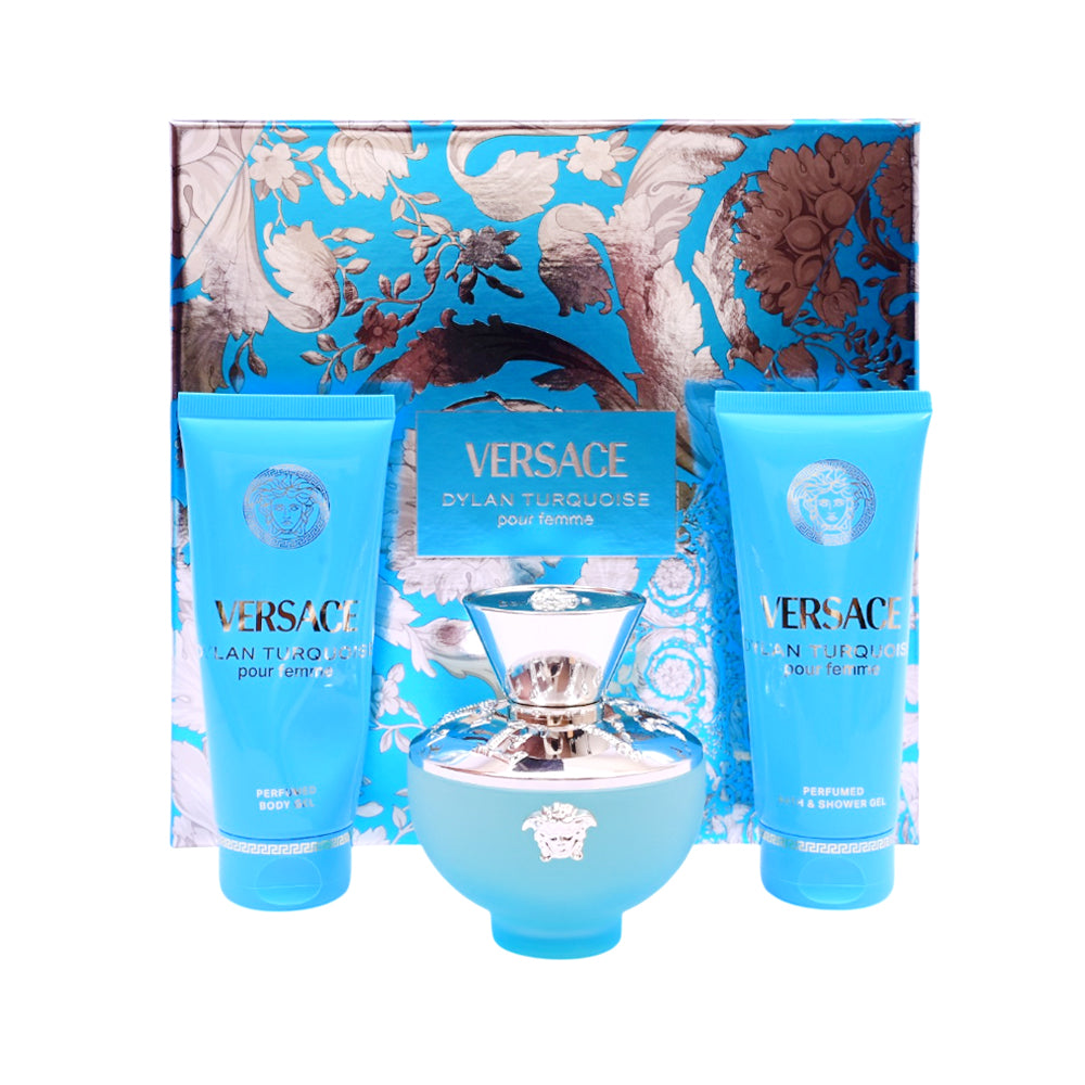 VERSACE DYLAN TURQUOISE FOR WOMEN 4PC GIFT SET