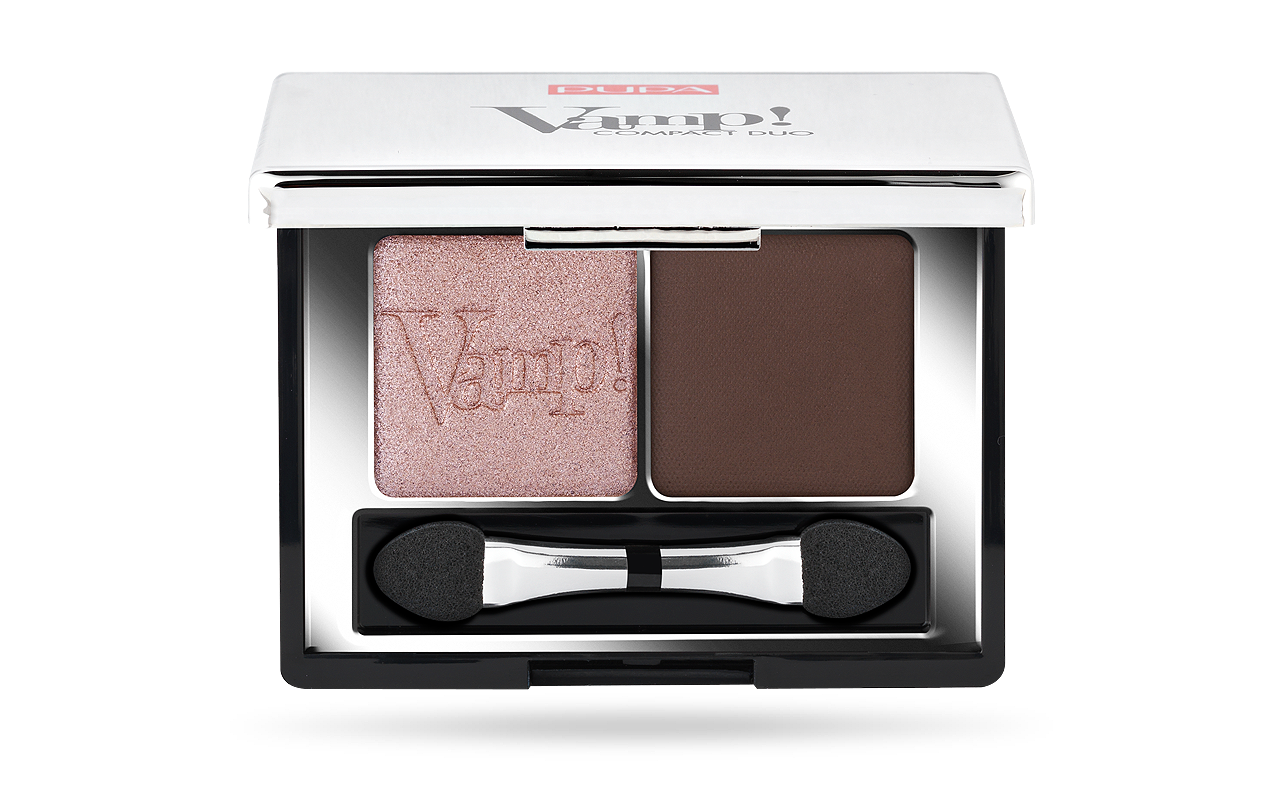 PUPA VAMP COMP DUO EYESHADOW DUO PURE COLOR FULL PAY OFF PIN