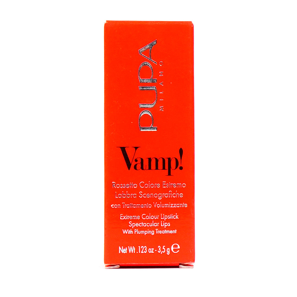 PUPA VAMP! EXTREME COLOUR LIPSTICK WITH PLUMPING TREATMENT B