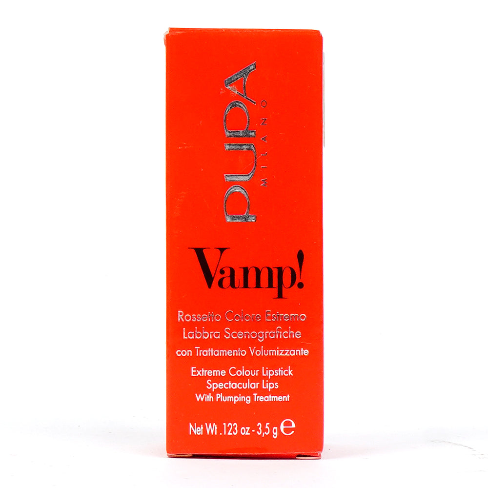 PUPA VAMP! EXTREME COLOUR LIPSTICK WITH PLUMPING TREATMENT I