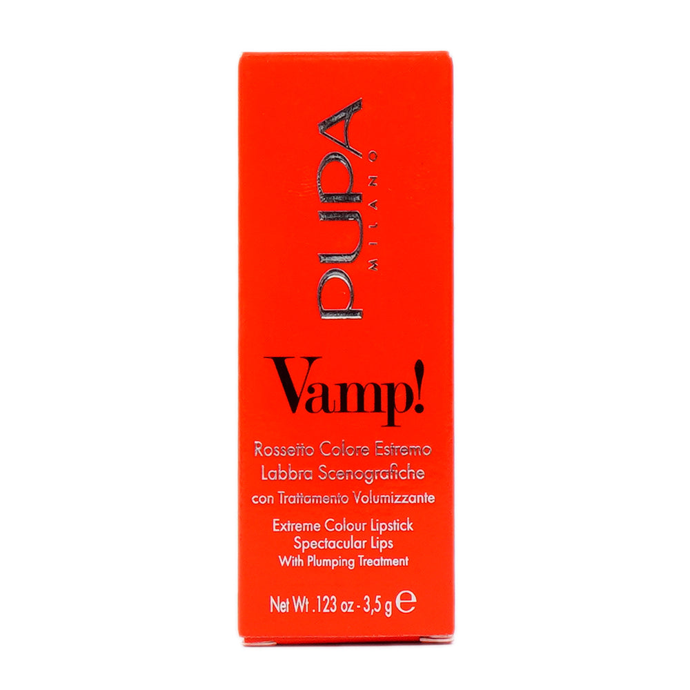 PUPA VAMP! EXTREME COLOUR LIPSTICK WITH PLUMPING TREATMENT R