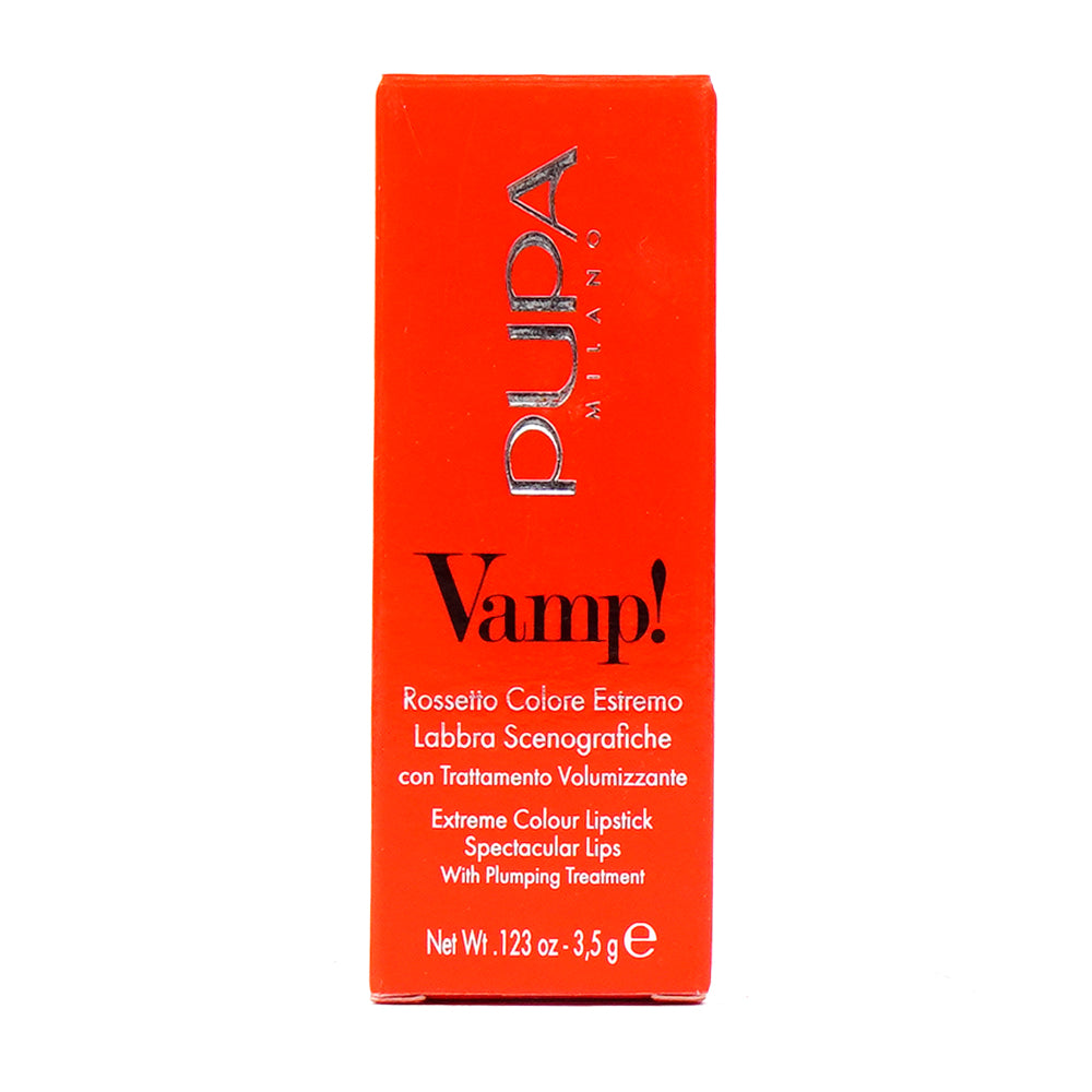 PUPA VAMP! EXTREME COLOUR LIPSTICK WITH PLUMPING TREATMENT I