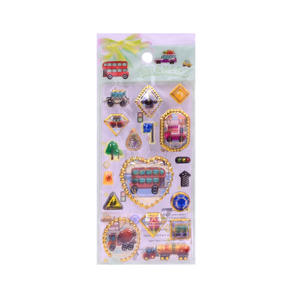 KTC003 CRYSTAL DECORATED CARTOON STICKER