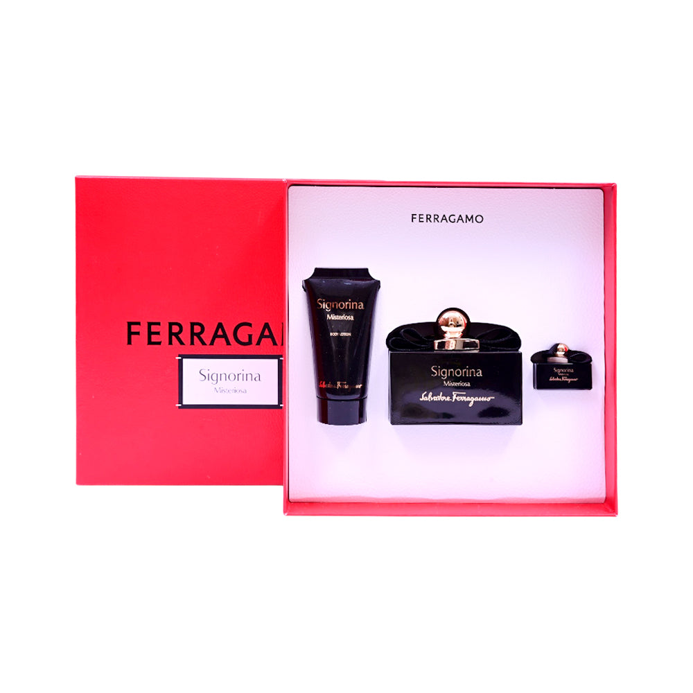 SALVATORE FERRAGAMO SIGNORINA MISTERIOSA W 3PC GIFT SET