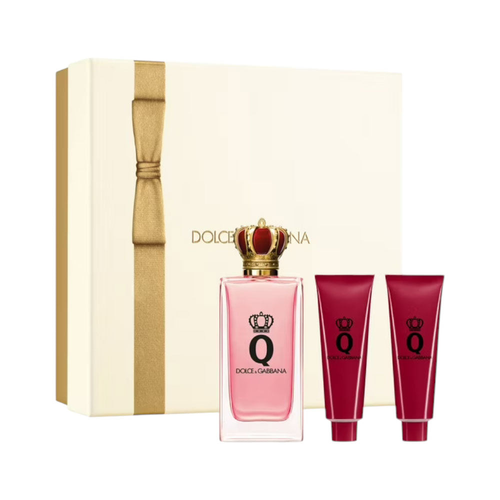 DOLCE & GABBANA QUEEN W EDP 3PC GIFT SET