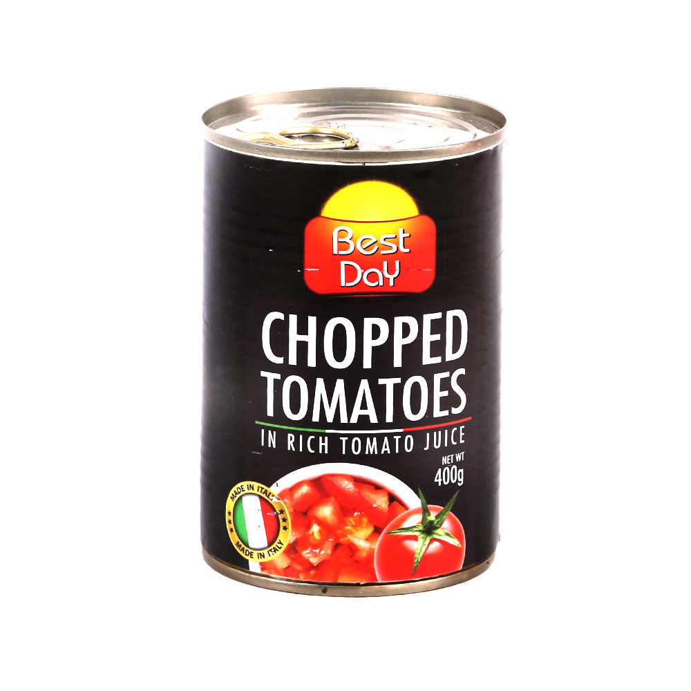 BEST DAY CHOPPED TOMATOES TIN 400 GM