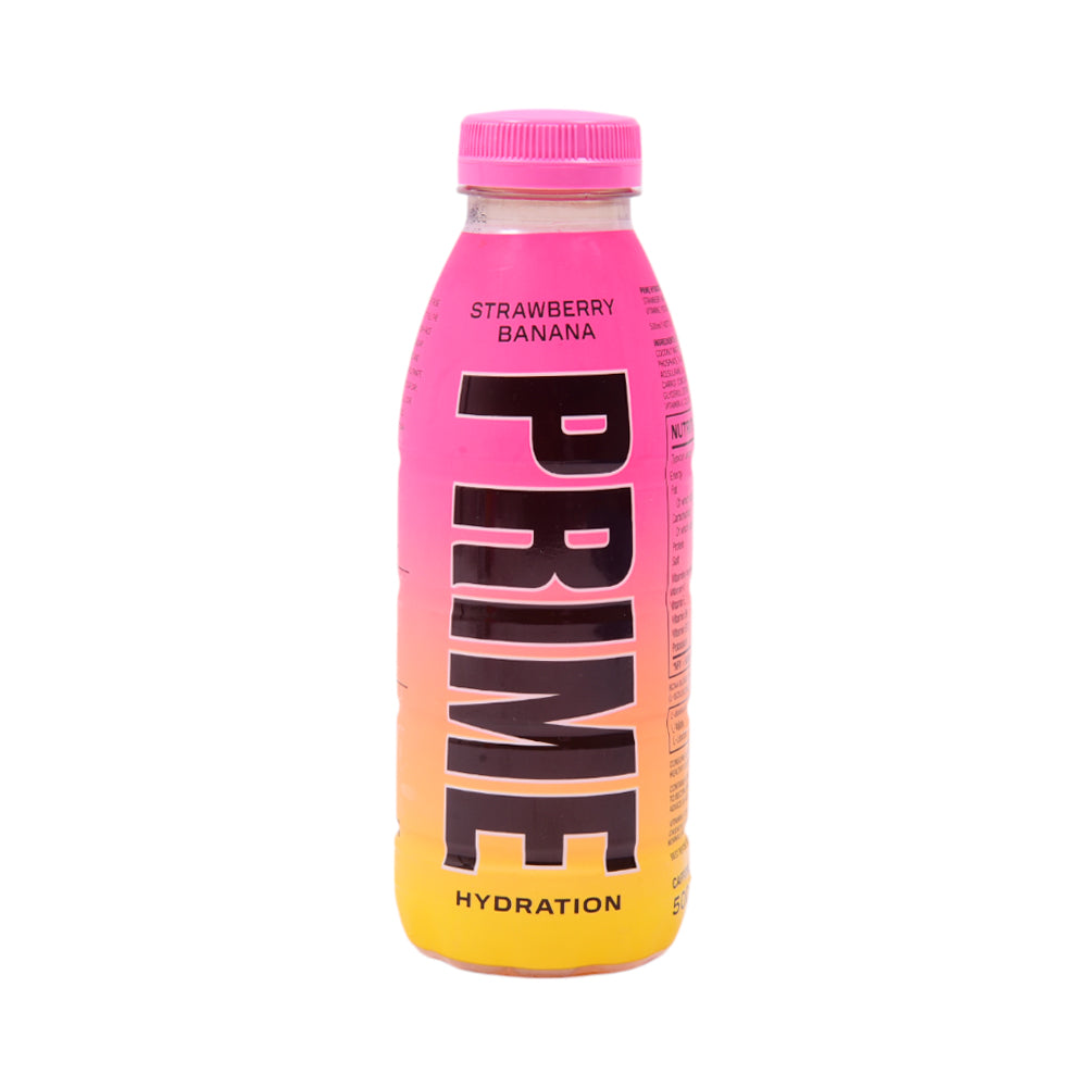 PRIME HYDRATION STRAWBERRY BANANA 500ML