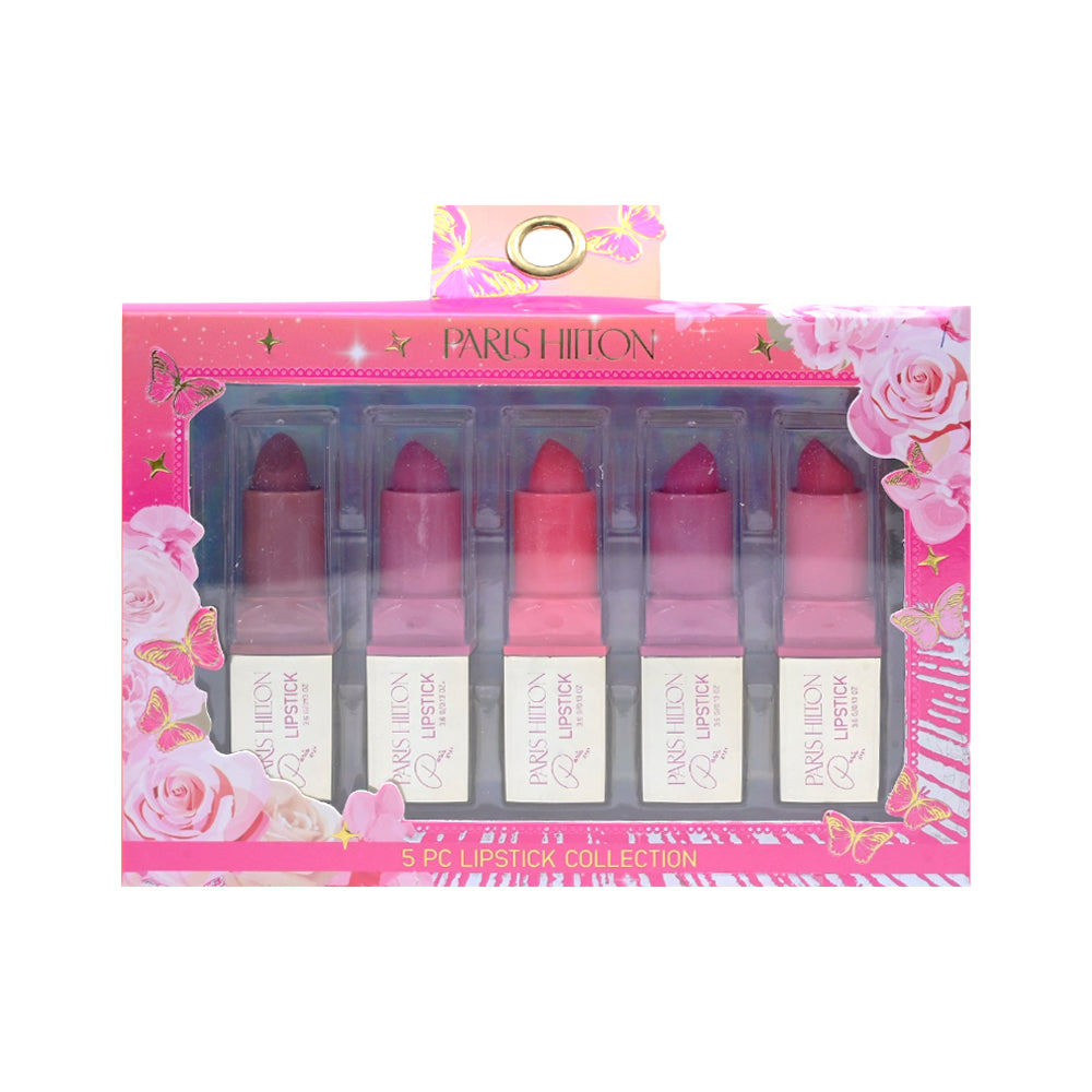 PARIS HILTON 5PC LIPSTICK SET NEW