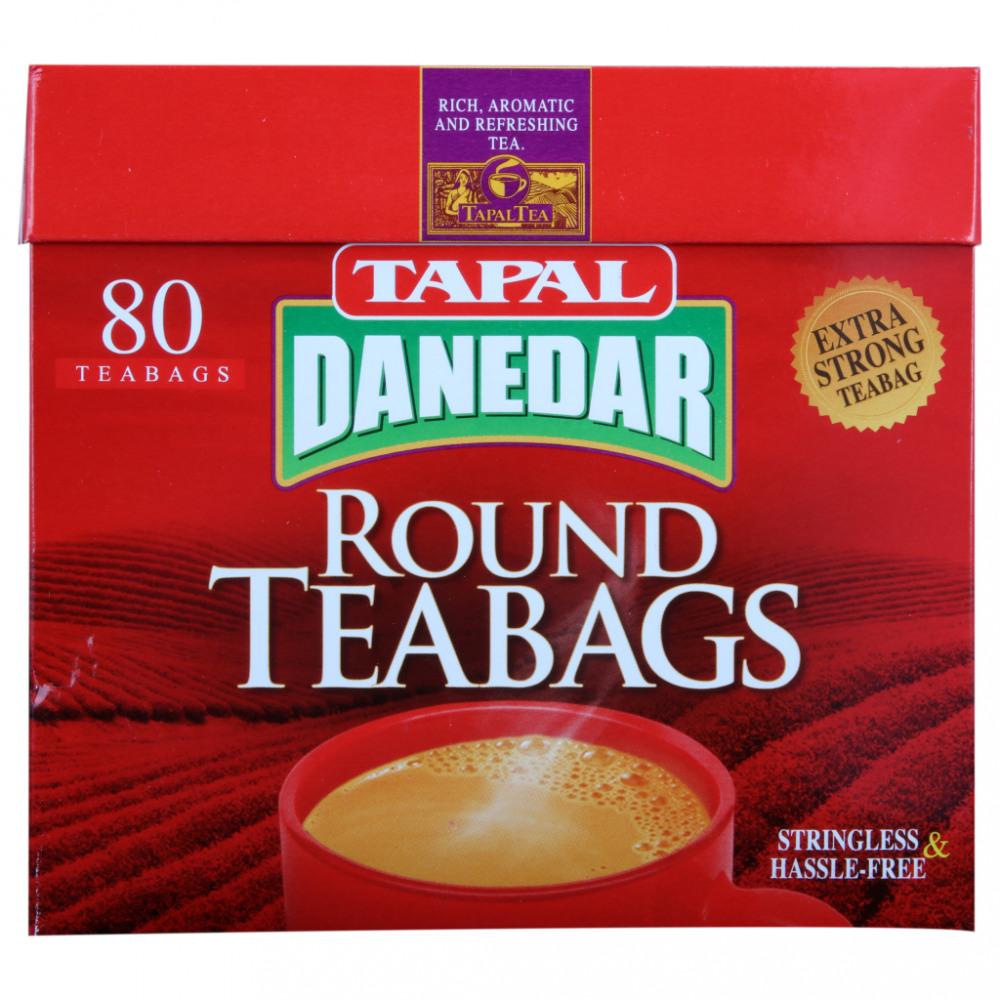 TAPAL DANEDAR 80 ROUND TEA BAGS 200 GM