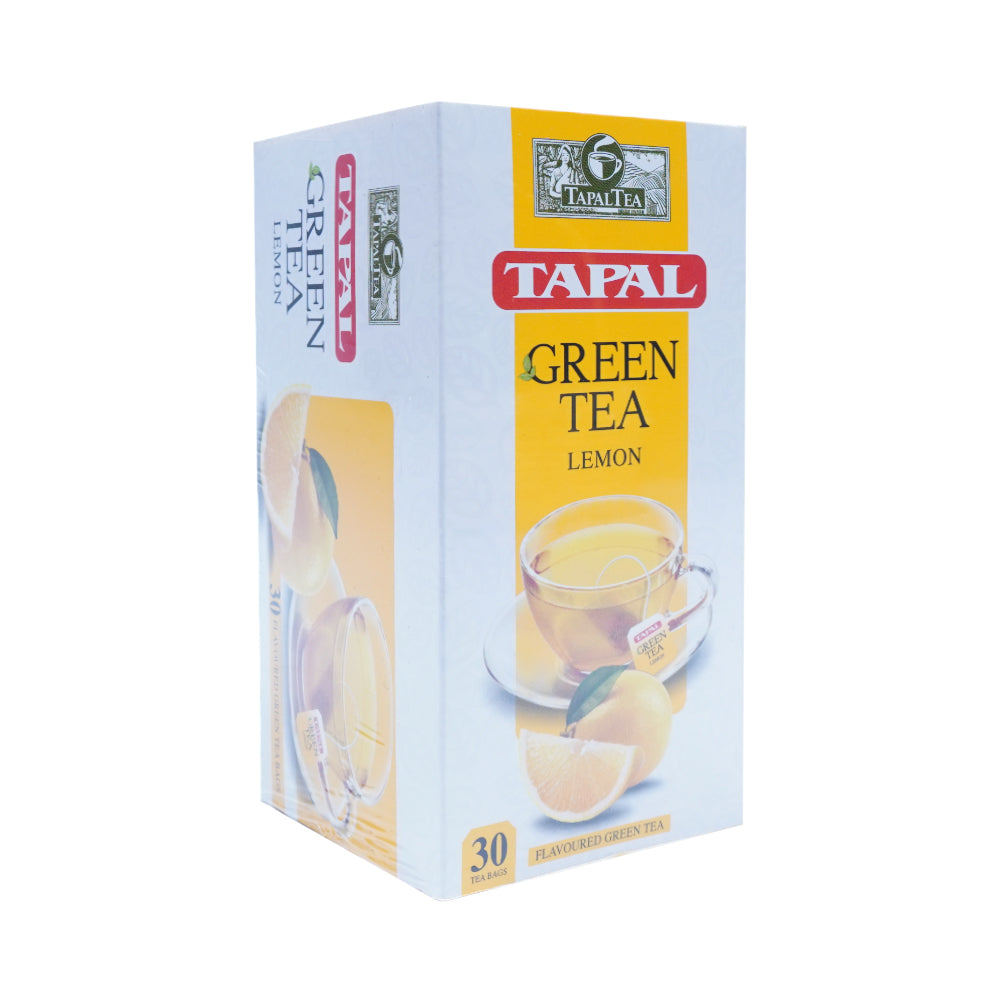 TAPAL GREEN TEA BAGS LEMON 30 BAGS 45 GM