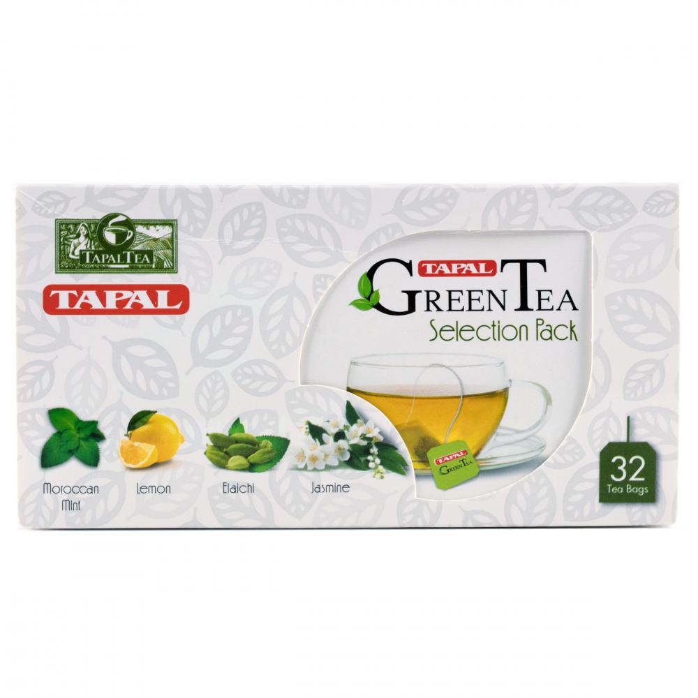 TAPAL GREEN TEA BAGS SELECTION PACK 32 BAGS 48 GM