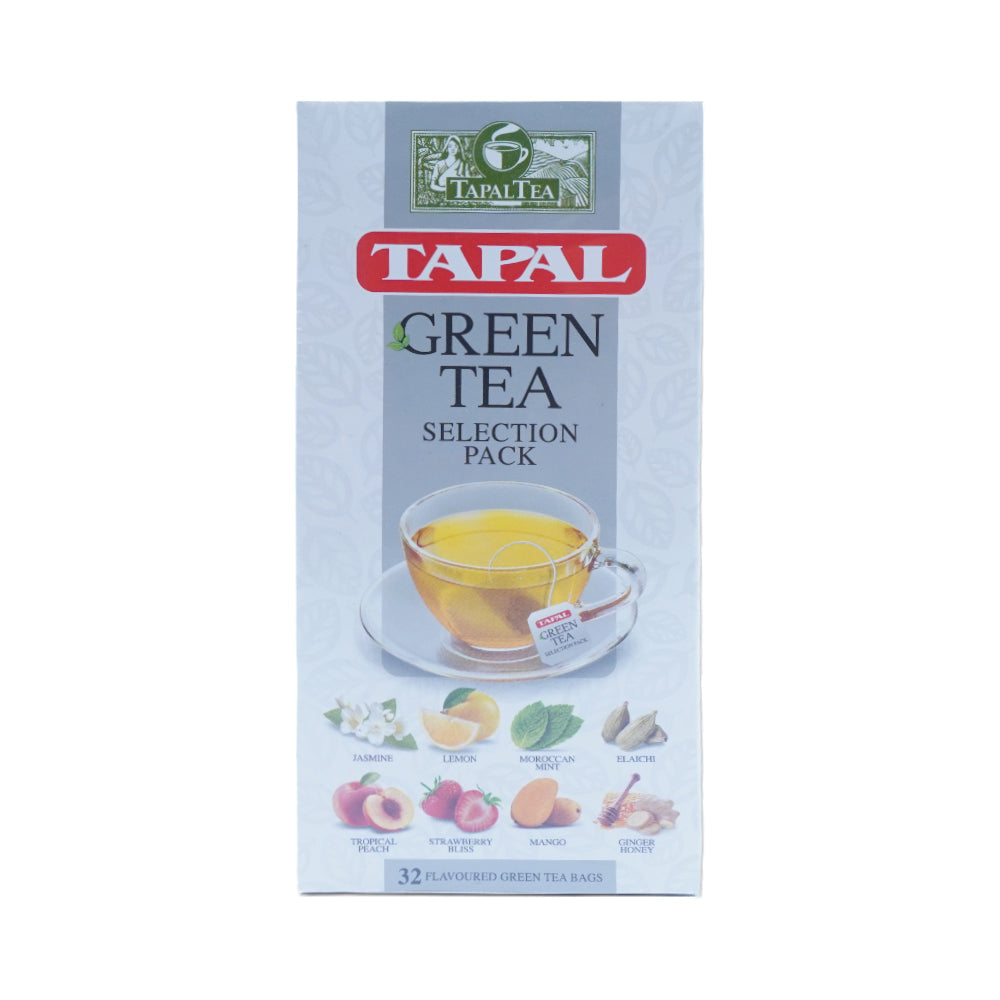 TAPAL GREEN TEA BAGS SELECTION PACK 32 BAGS 48 GM