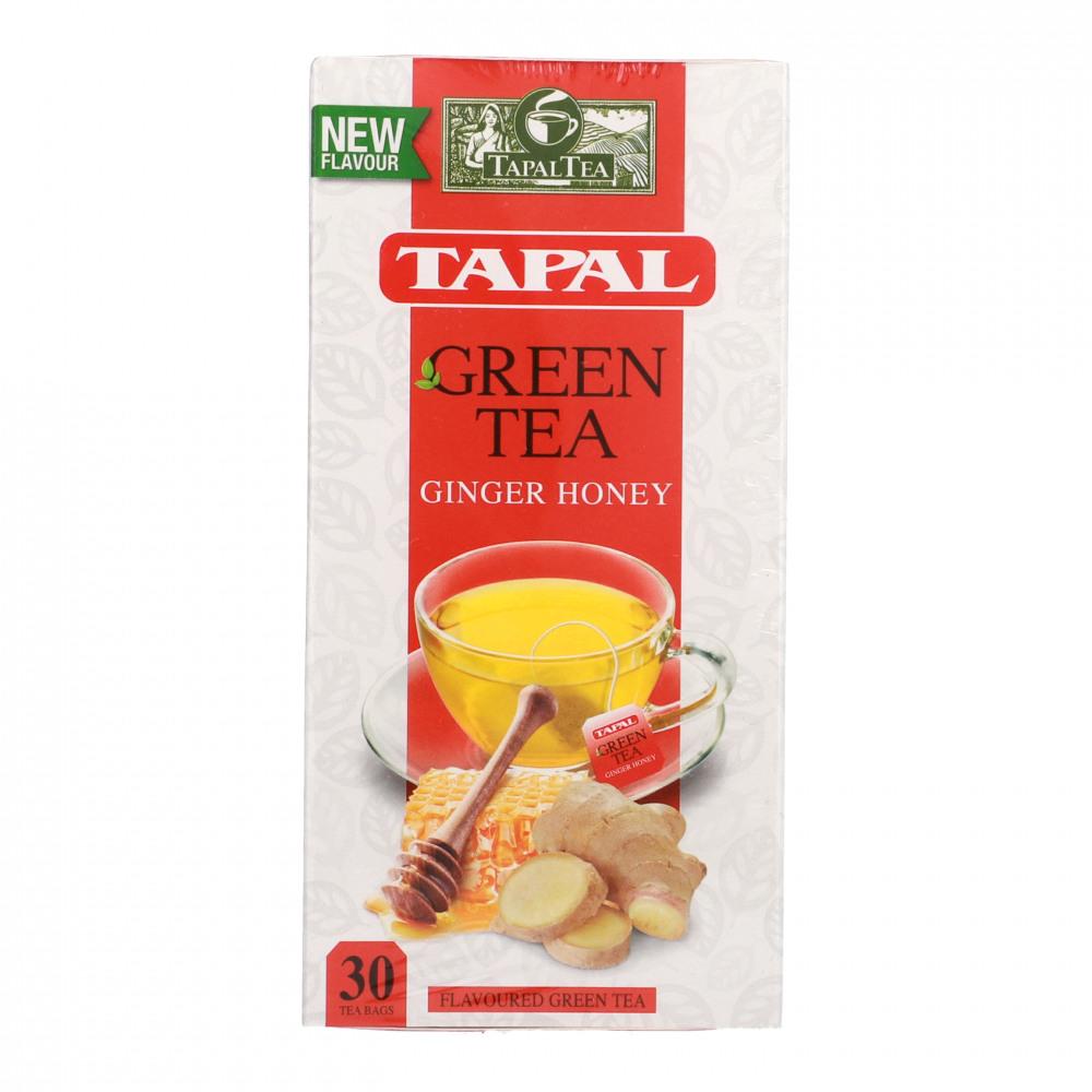 TAPAL GREEN TEA BAGS GINGER HONEY 30PCS 45 GM