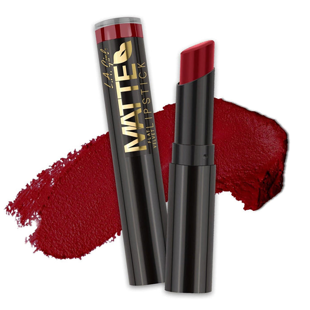 L.A. GIRL MATTE FLAT VELVET LIPSTICK - SPICYCOLOR SPICY