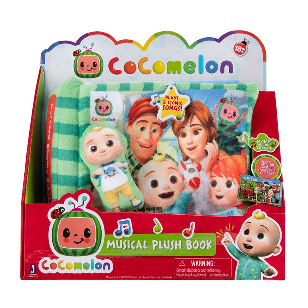 Cmw0025 Cocomelon Musical Plush Book