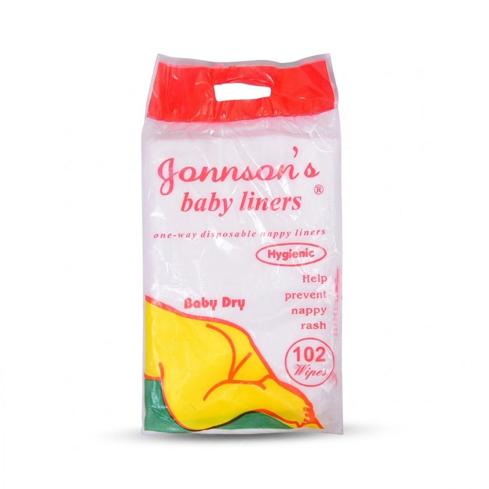 JOHNSON BABY LINERS ONE WAY DISPOSABLE NAPPY HYGIENIC