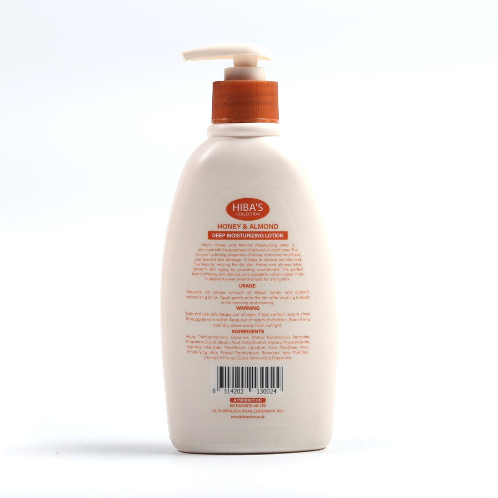 HIBA'S COLLECTION DEEP MOISTURIZING LOTION HONEY & ALMOND 30