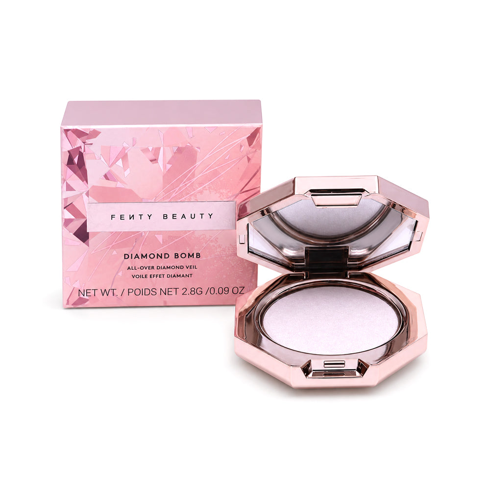 FENTY BEAUTY HIGHLITER MINI DAIMOND BOMB HOW MANY CARAST
