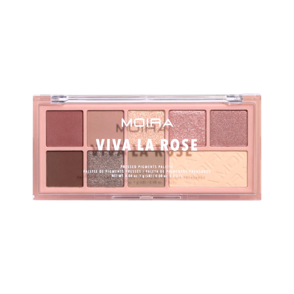 MOIRA VIVA LA ROSE PRESSED PIGMENT PALETTE10G